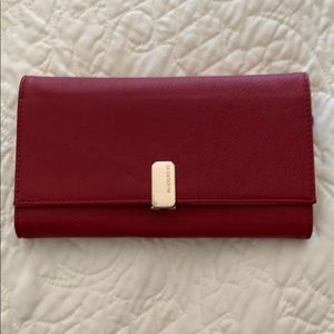 NWOT Liz Claiborne Red Wallet